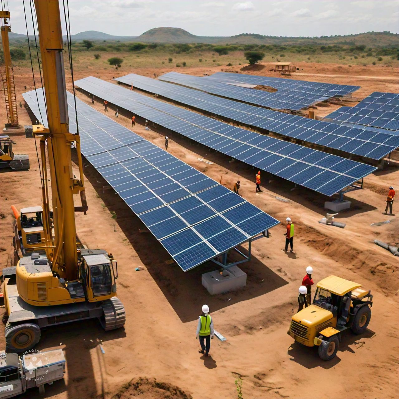 Champ solaire Afrique